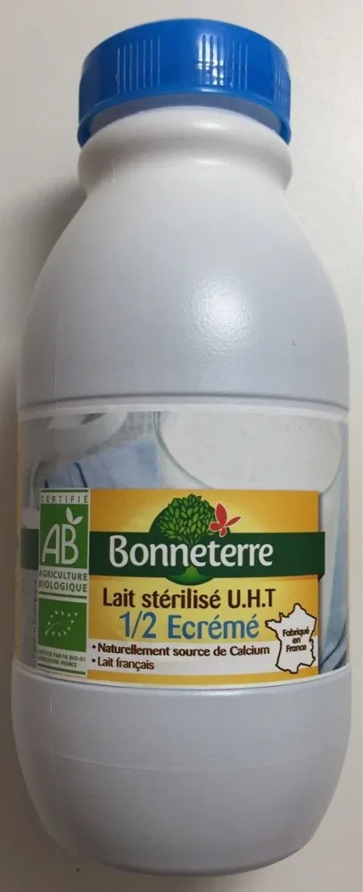 Lait stérilisé UHT 1/2 écrémé