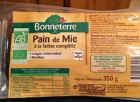 Pain de mie a la farine complete