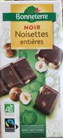 Chocolat noir aux noisettes entières
