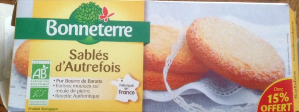 Sablés d'autrefois