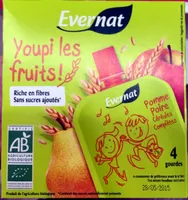 Youpi les fruits! Pomme Poire Céréales complètes