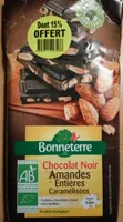 Chocolat Noir Amandes Entières Caramélisées