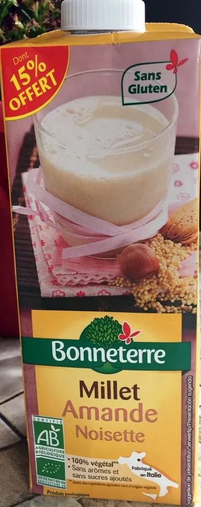 Boisson Millet Amande Noisette
