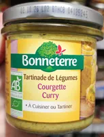 Tartinade de légumes Courgette Curry