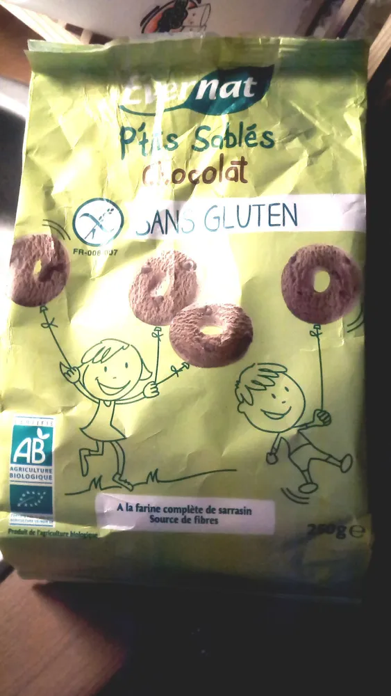 P'tits sablés Chocolat sans gluten
