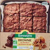 Brownie au chocolat noir et noix grillées