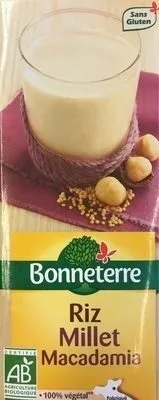 Lait riz millet macadamia