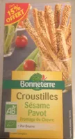 Croustilles sésame pavot