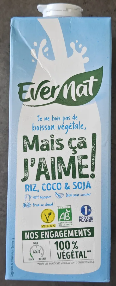 Boisson végétale