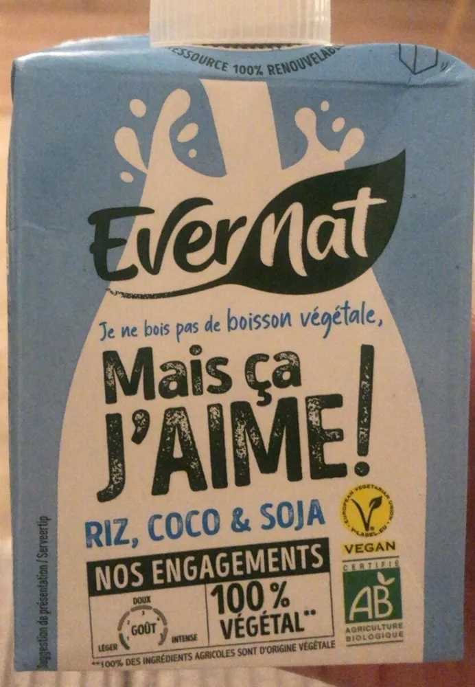 Mais ça J’AIME! Riz,coco & Soja