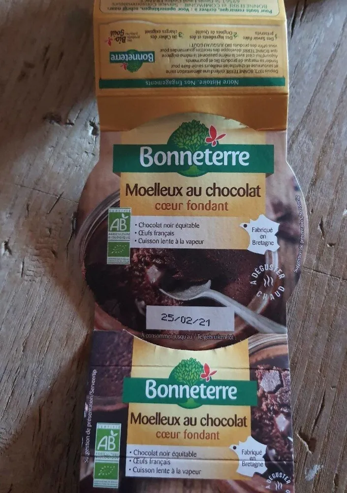 Moelleux au chocolat coeur fondant