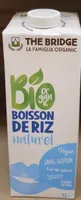 Bio boisson de riz naturel