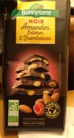 Chocolat noir amandes et framboises