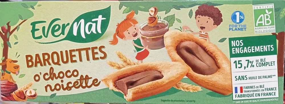 Barquettes O'ChocoNoisettes