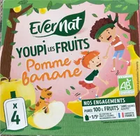 Youpi les fruits pommre banane
