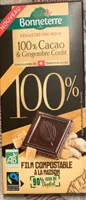 Chocolat noir de dégustation 100% Cacao & Gingembre Confit