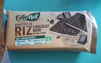 Galettes de riz au chocolat noir