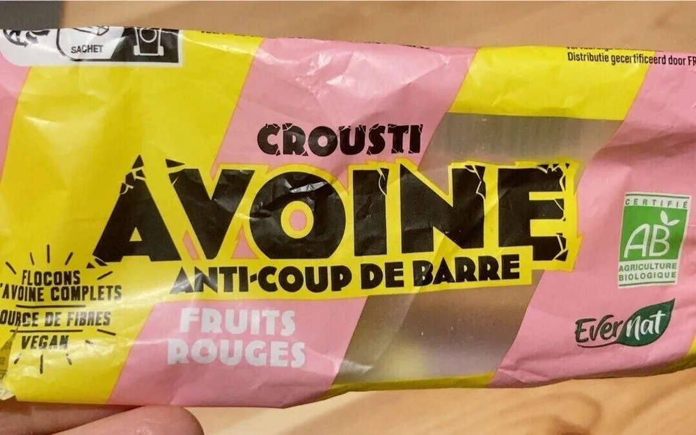 CROUSTI AVOINE ANTI-COUP DE BARRE FRUITS ROUGES