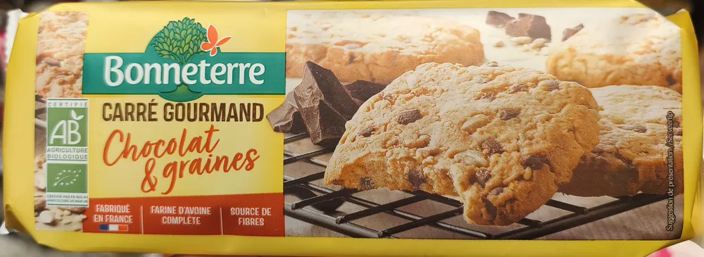 Carre gourmand chocolats et graines