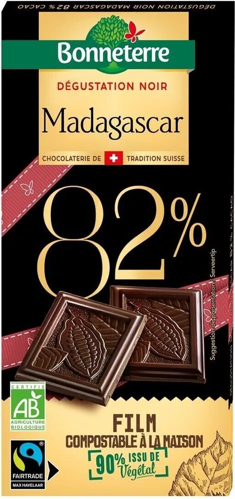 DÉGUSTATION NOIR Madagascar 82%