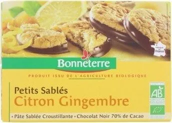 PETITS SABLES CITRON GINGEMBRE