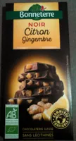 Chocolat Noir Citron Gingembre