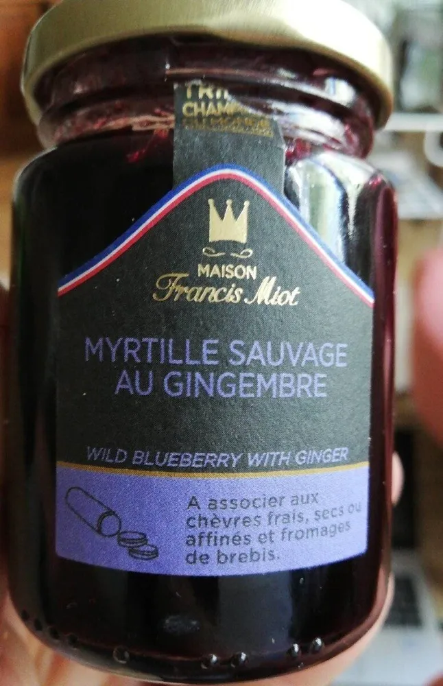 Myrtille sauvage au gingembre