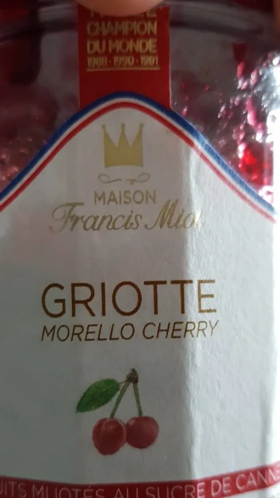 Fruits Mijotés Au Sucre De Canne - Griotte