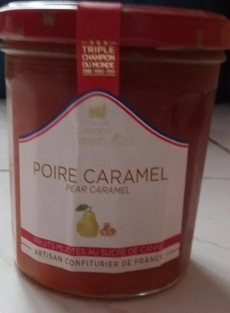 Confiture poire caramel