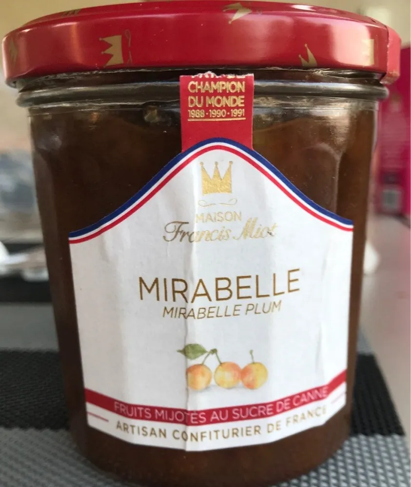 Confiture Mirabelle