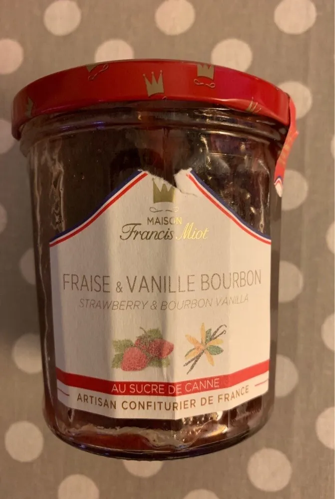 Confiture Fraise & Vanille Bourbon