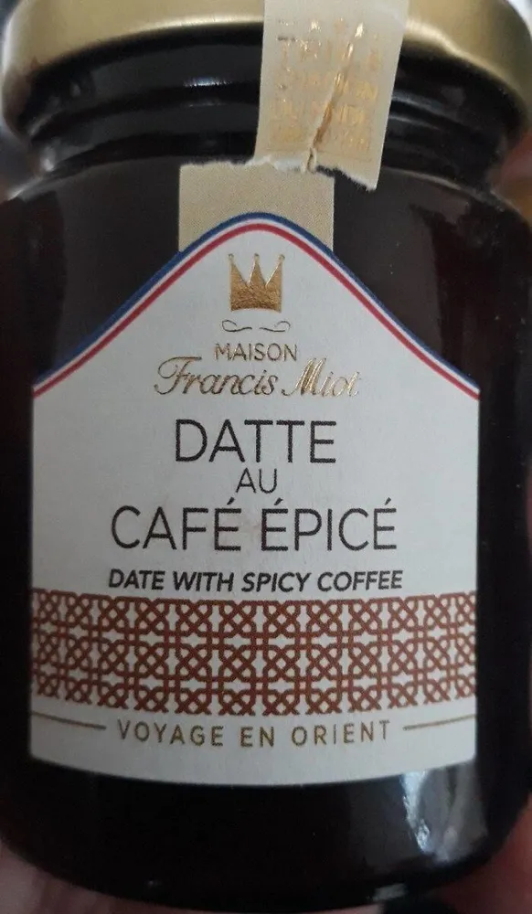 datte au cafe epicé