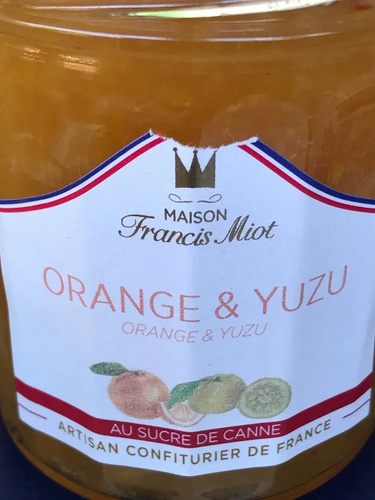 Confiture orange et yuzu