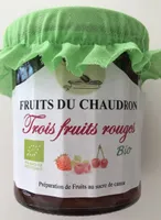Confiture 3 fruits rouges