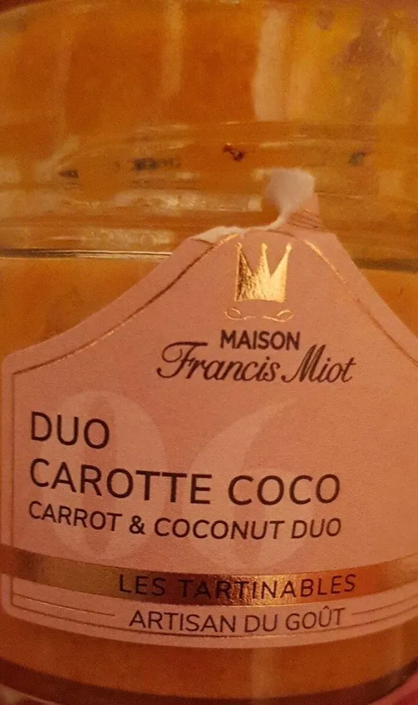 Duo carotte coco