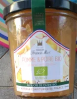 Confiture pomme poire Bio Francis miot