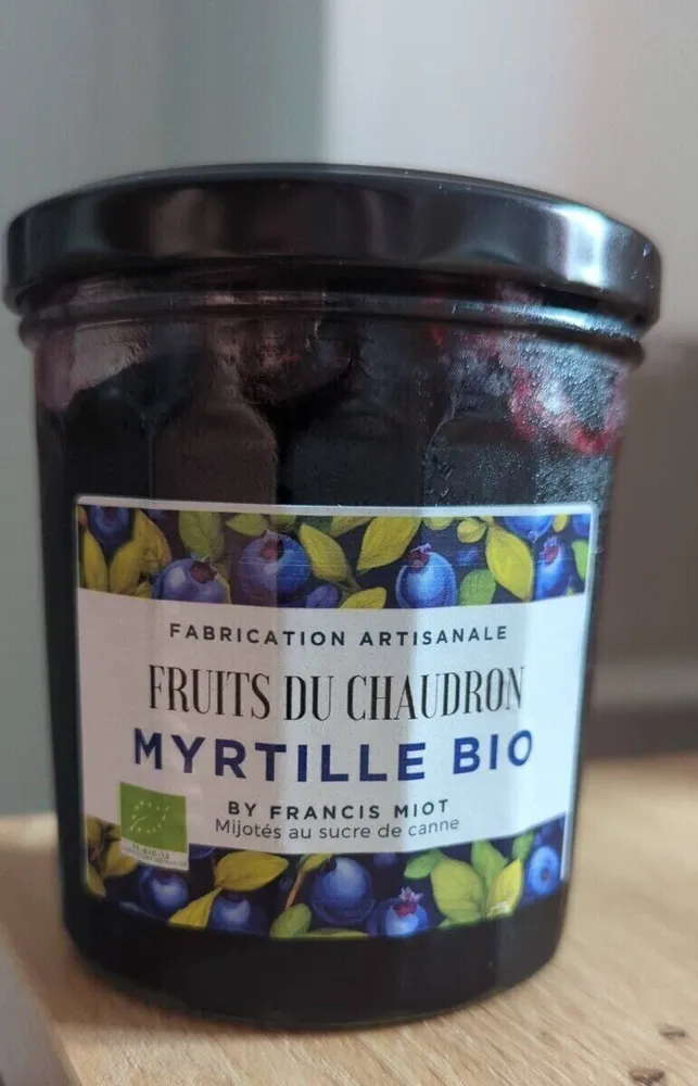 Confiture de myrtilles