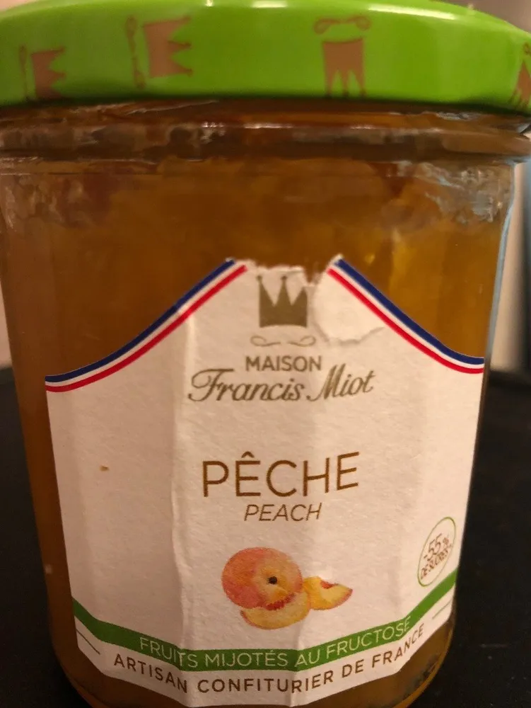 Confiture de pêche