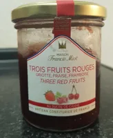 Trois Fruits Rouges, griotte, fraise, framboise