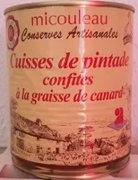 Cuisses de pintade confites