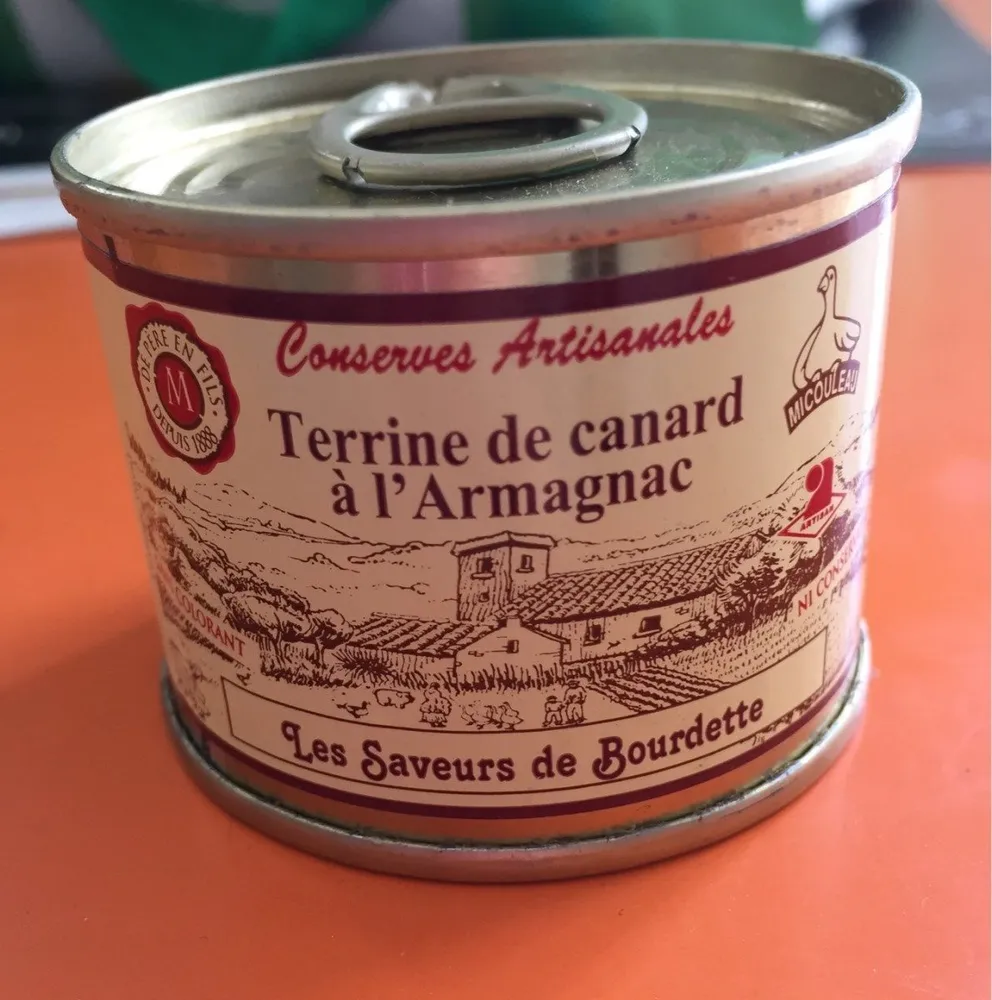 Terrine de canard à l'armagnaque
