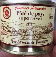 Paté de pays au poivre vert