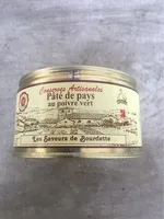 Pâté de pays au poivre vert
