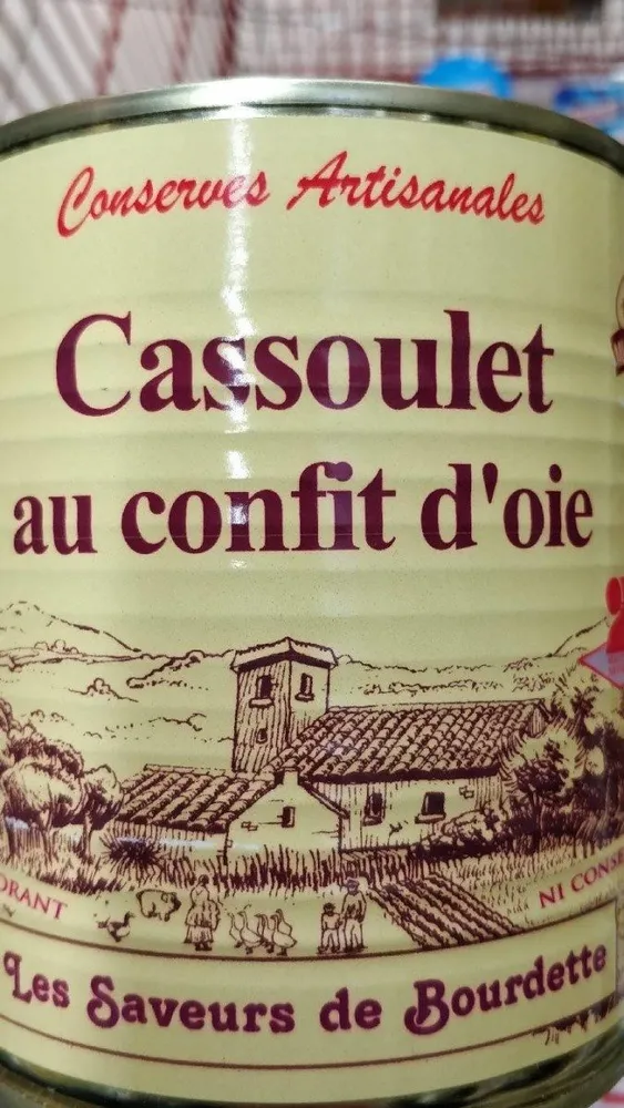Cassoulet au confit d'oie