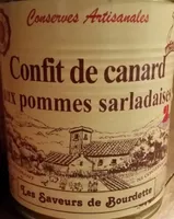 Confit de canard aux pommes salardaises