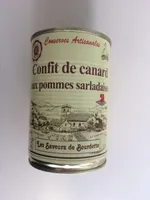 Confit de canard aux pommes sarladaises
