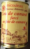 Cou de canard farci au foie de canard