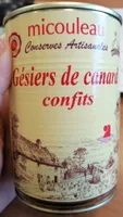 Gésiers de canard confits