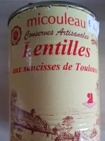 Lentilles aux saucisses de Toulouse