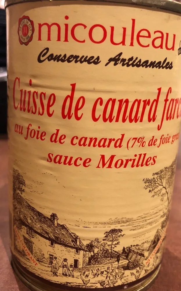 Cuisse de canard farcie